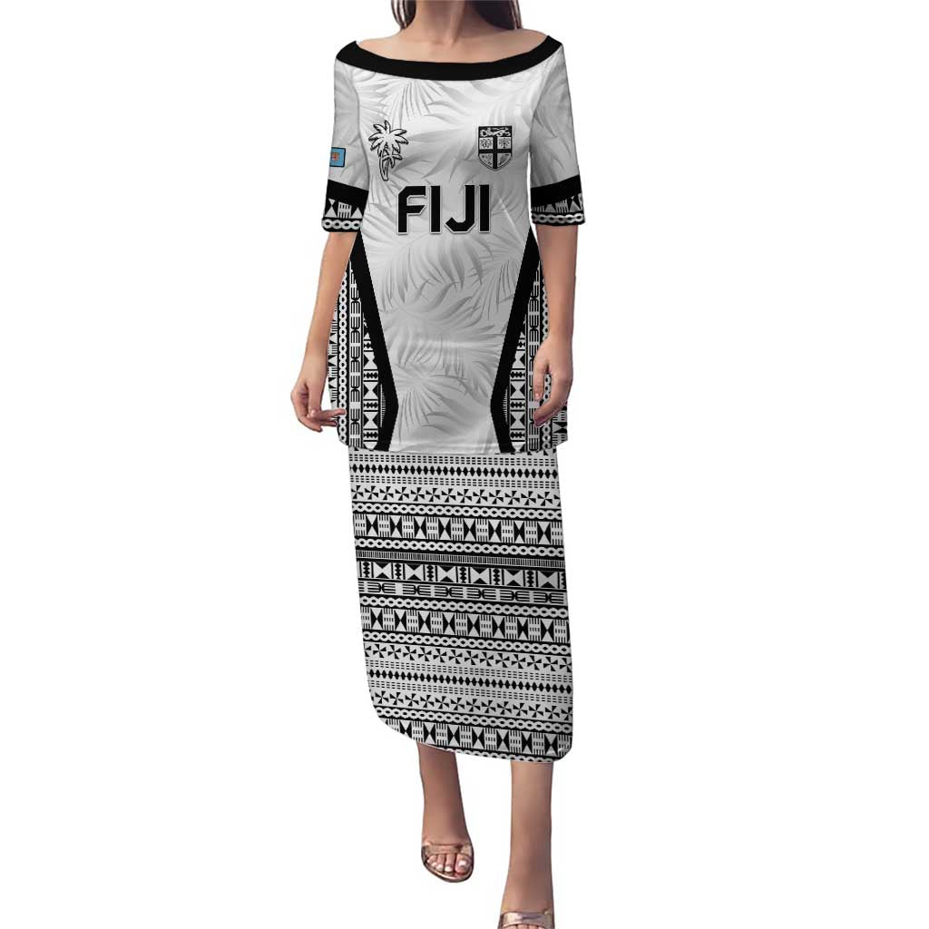 Custom Fiji 2026 Rugby Family Matching Puletasi and Hawaiian Shirt Fijian Tapa Pattern