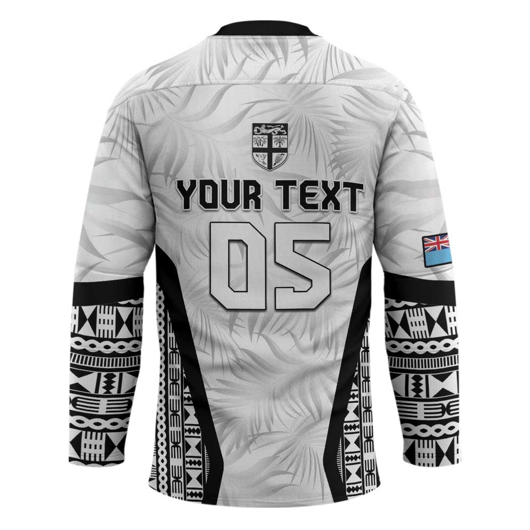 Custom Fiji 2026 Rugby Hockey Jersey Fijian Tapa Pattern LT05 - Polynesian Pride