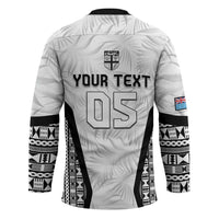 Custom Fiji 2026 Rugby Hockey Jersey Fijian Tapa Pattern LT05 - Polynesian Pride