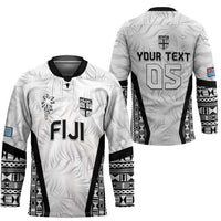 Custom Fiji 2026 Rugby Hockey Jersey Fijian Tapa Pattern LT05 - Polynesian Pride