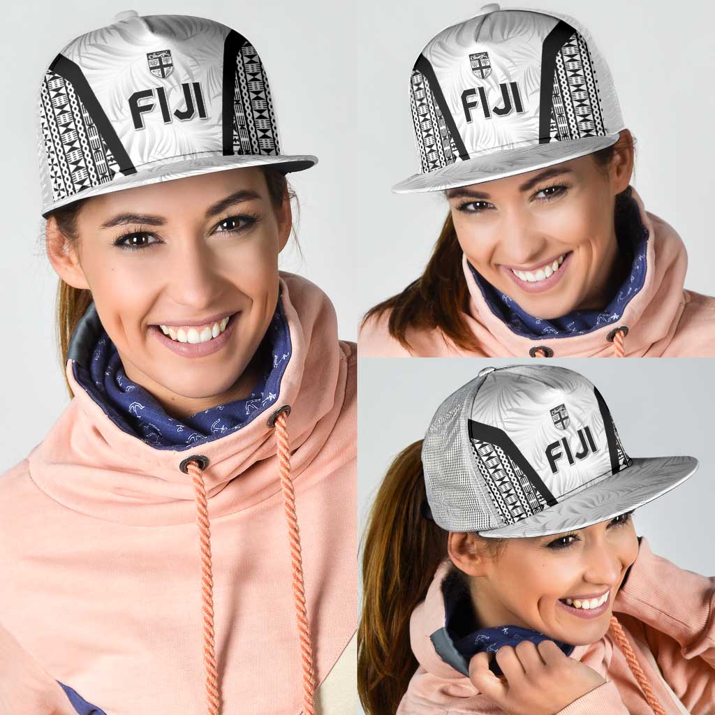 Fiji 2026 Rugby Mesh Trucker Cap Fijian Tapa Pattern LT05 - Polynesian Pride
