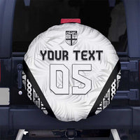 Custom Fiji 2026 Rugby Spare Tire Cover Fijian Tapa Pattern