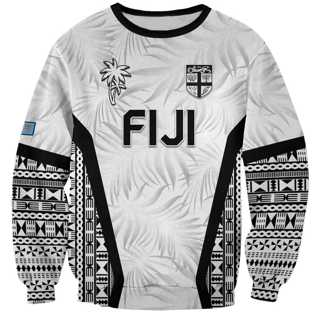Custom Fiji 2026 Rugby Sweatshirt Fijian Tapa Pattern