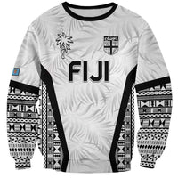 Custom Fiji 2026 Rugby Sweatshirt Fijian Tapa Pattern