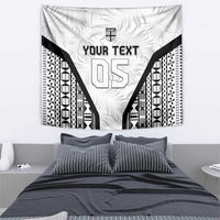 Custom Fiji 2026 Rugby Tapestry Fijian Tapa Pattern