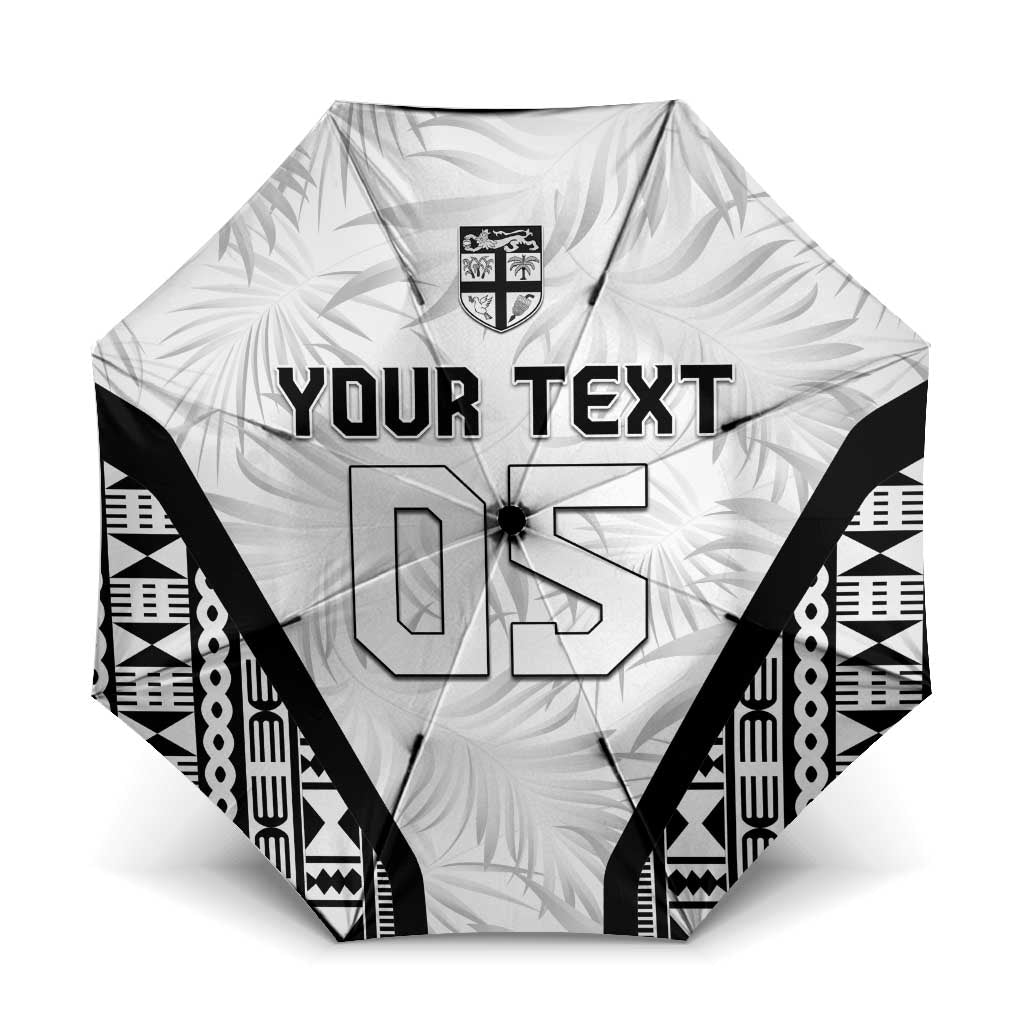 Custom Fiji 2026 Rugby Umbrella Fijian Tapa Pattern