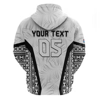 Custom Fiji 2026 Rugby Zip Hoodie Fijian Tapa Pattern