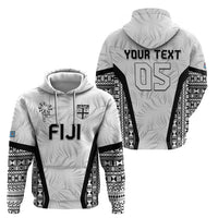 Custom Fiji 2026 Rugby Zip Hoodie Fijian Tapa Pattern