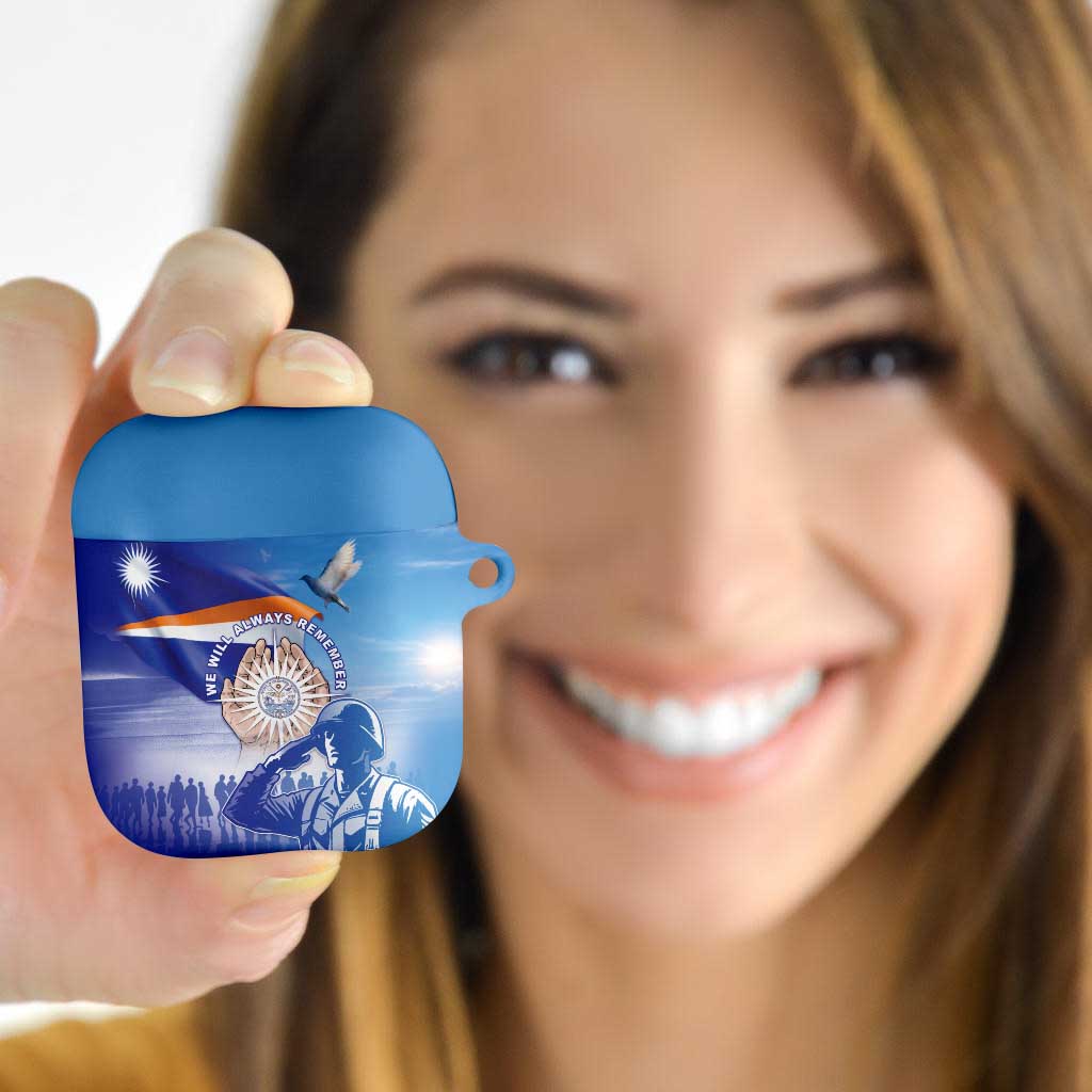 Marshall Islands Remembrance Day AirPods Case We Will Always Remember LT05 - Polynesian Pride