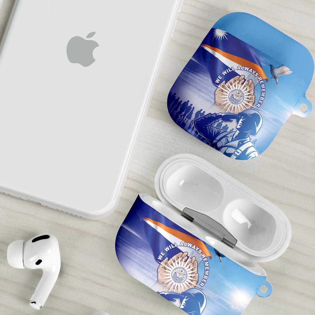 Marshall Islands Remembrance Day AirPods Case We Will Always Remember LT05 - Polynesian Pride