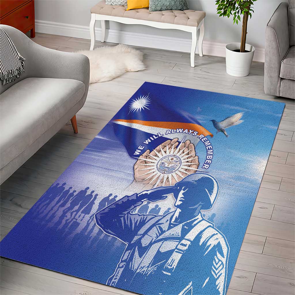 Marshall Islands Remembrance Day Area Rug We Will Always Remember LT05 - Polynesian Pride