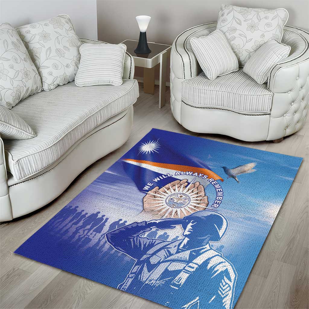 Marshall Islands Remembrance Day Area Rug We Will Always Remember LT05 - Polynesian Pride