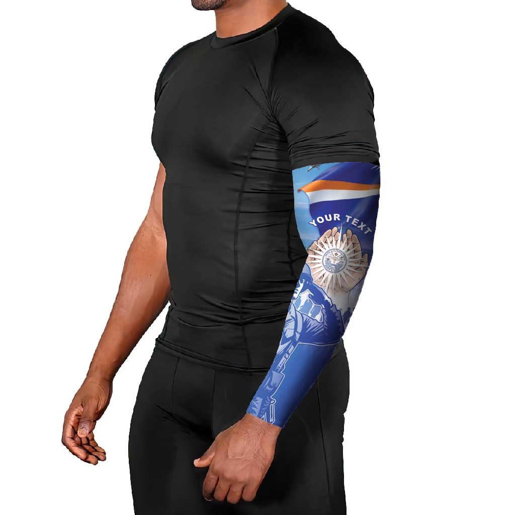 Personalised Marshall Islands Remembrance Day Arm Sleeves We Will Always Remember LT05 - Polynesian Pride