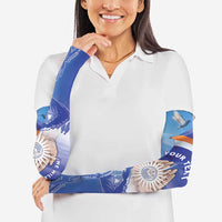 Personalised Marshall Islands Remembrance Day Arm Sleeves We Will Always Remember LT05 - Polynesian Pride