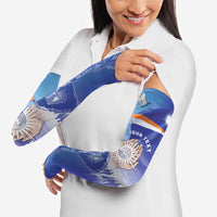 Personalised Marshall Islands Remembrance Day Arm Sleeves We Will Always Remember LT05 - Polynesian Pride