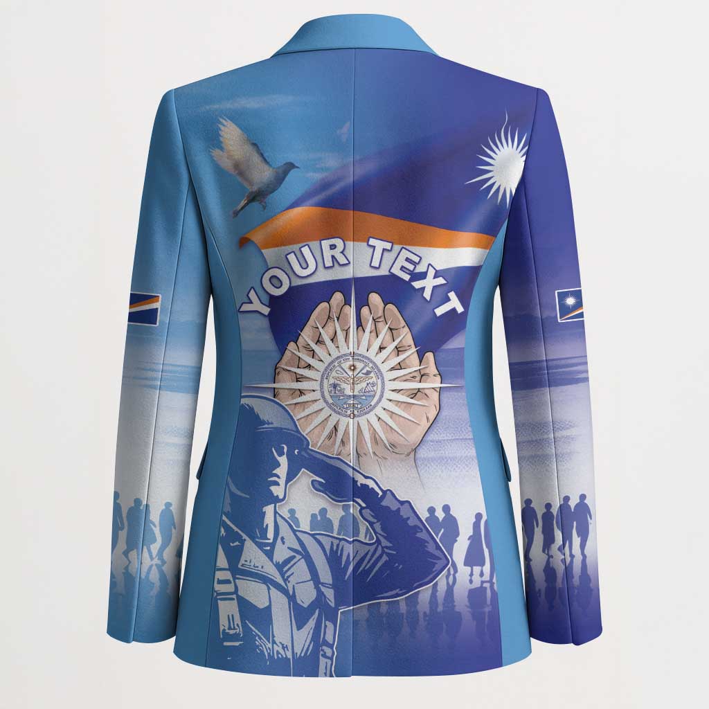 Personalised Marshall Islands Remembrance Day Blazer We Will Always Remember LT05 - Polynesian Pride