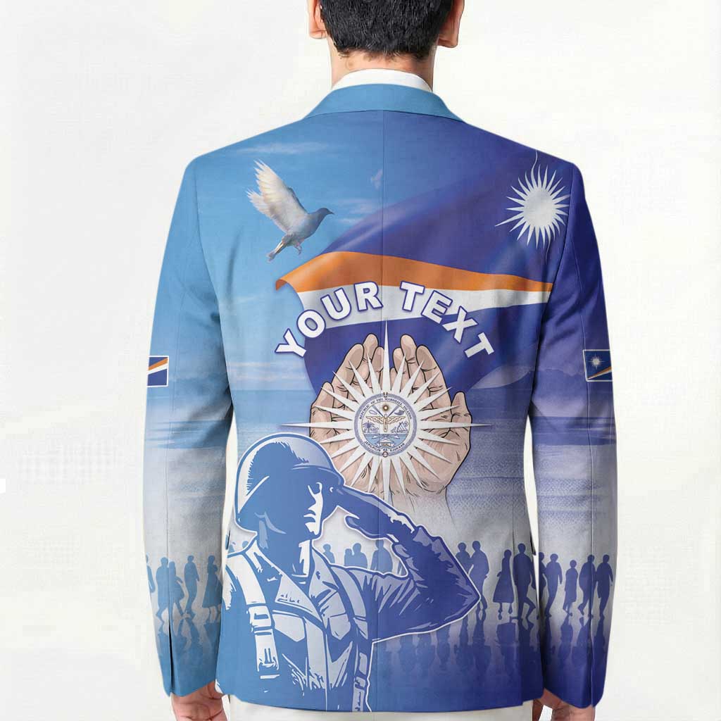 Personalised Marshall Islands Remembrance Day Blazer We Will Always Remember LT05 - Polynesian Pride