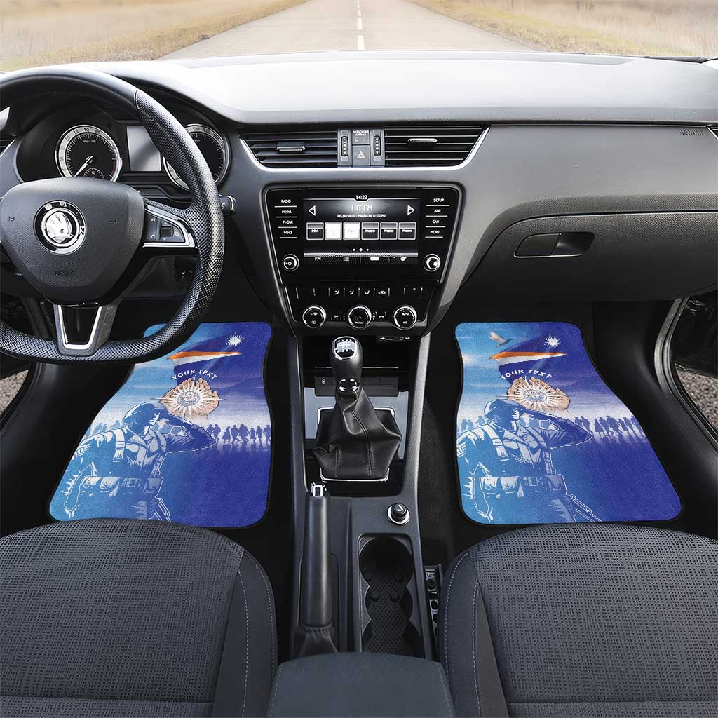 Personalised Marshall Islands Remembrance Day Car Mats We Will Always Remember