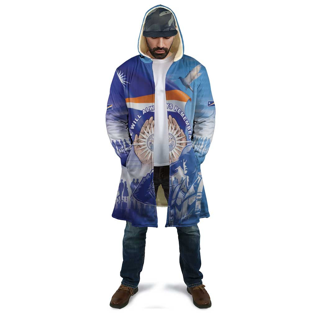 Personalised Marshall Islands Remembrance Day Cloak We Will Always Remember