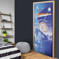 Personalised Marshall Islands Remembrance Day Door Cover We Will Always Remember LT05 - Polynesian Pride