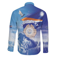 Personalised Marshall Islands Remembrance Day Family Matching Off Shoulder Short Dress and Hawaiian Shirt We Will Always Remember LT05 - Polynesian Pride