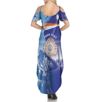 Personalised Marshall Islands Remembrance Day Family Matching Summer Maxi Dress and Hawaiian Shirt We Will Always Remember