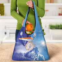 Marshall Islands Remembrance Day Grocery Bag We Will Always Remember LT05 - Polynesian Pride