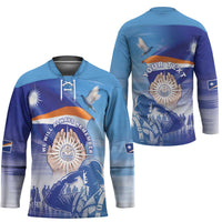 Personalised Marshall Islands Remembrance Day Hockey Jersey We Will Always Remember LT05 - Polynesian Pride