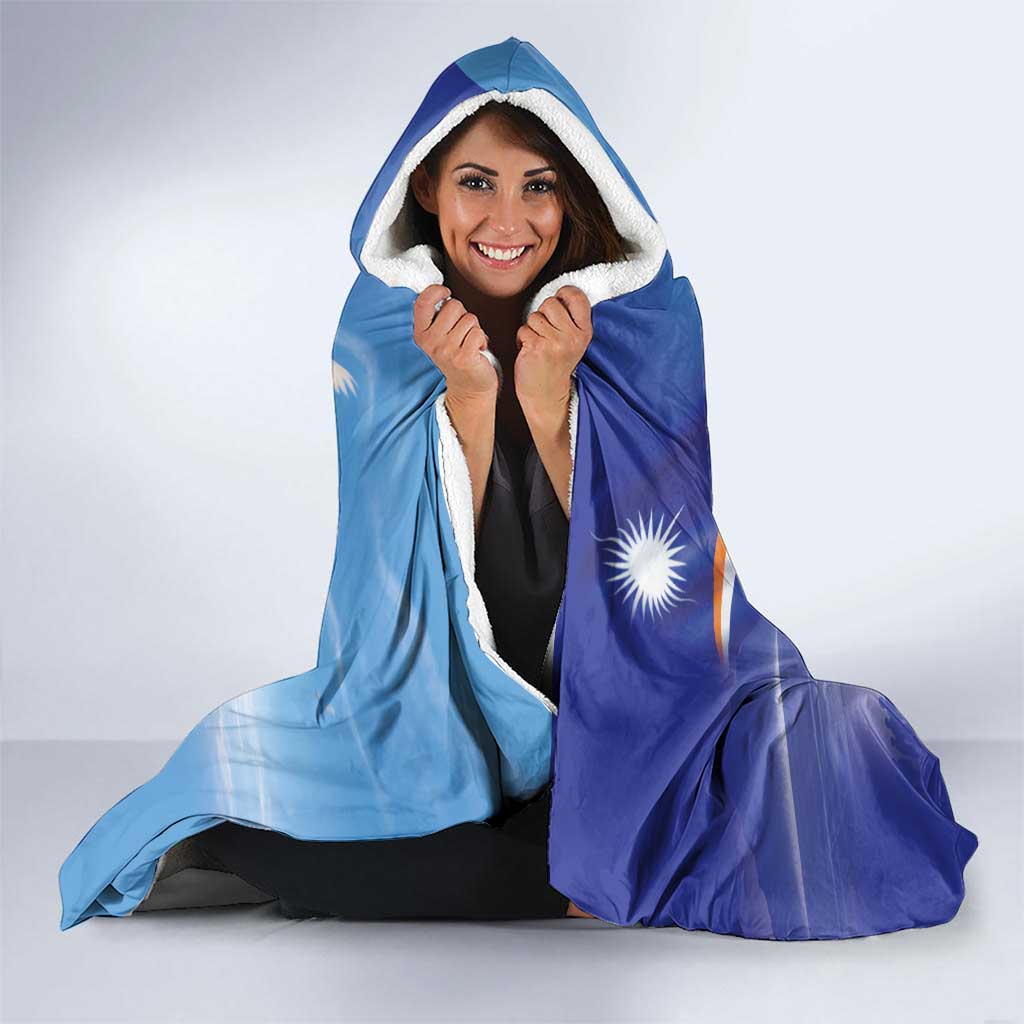 Marshall Islands Remembrance Day Hooded Blanket We Will Always Remember