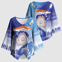 Personalised Marshall Islands Remembrance Day Kimono Sleeve Blouse We Will Always Remember LT05 - Polynesian Pride