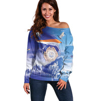 Personalised Marshall Islands Remembrance Day Off Shoulder Sweater We Will Always Remember