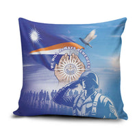 Marshall Islands Remembrance Day Pillow Cover We Will Always Remember LT05 Blue - Polynesian Pride