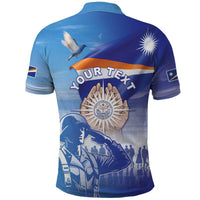 Personalised Marshall Islands Remembrance Day Polo Shirt We Will Always Remember LT05 - Polynesian Pride