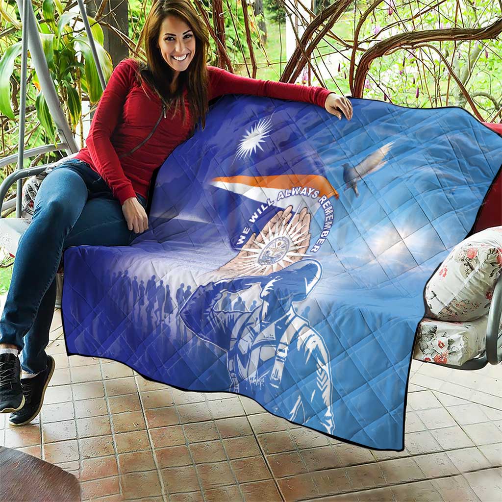 Marshall Islands Remembrance Day Quilt We Will Always Remember