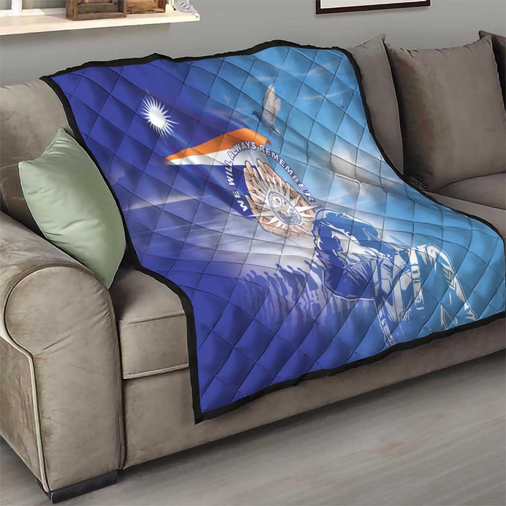 Marshall Islands Remembrance Day Quilt We Will Always Remember