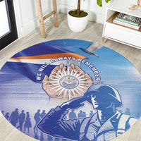 Marshall Islands Remembrance Day Round Carpet We Will Always Remember