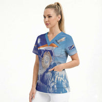 Personalised Marshall Islands Remembrance Day Scrub Top We Will Always Remember