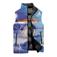 Personalised Marshall Islands Remembrance Day Sleeveless Puffer Jacket We Will Always Remember LT05 - Polynesian Pride