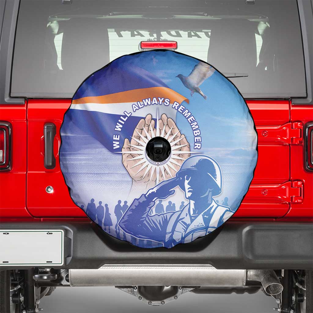 Marshall Islands Remembrance Day Spare Tire Cover We Will Always Remember LT05 - Polynesian Pride