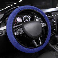 Marshall Islands Remembrance Day Steering Wheel Cover We Will Always Remember LT05 Universal Fit Blue - Polynesian Pride