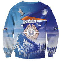 Personalised Marshall Islands Remembrance Day Sweatshirt We Will Always Remember LT05 - Polynesian Pride