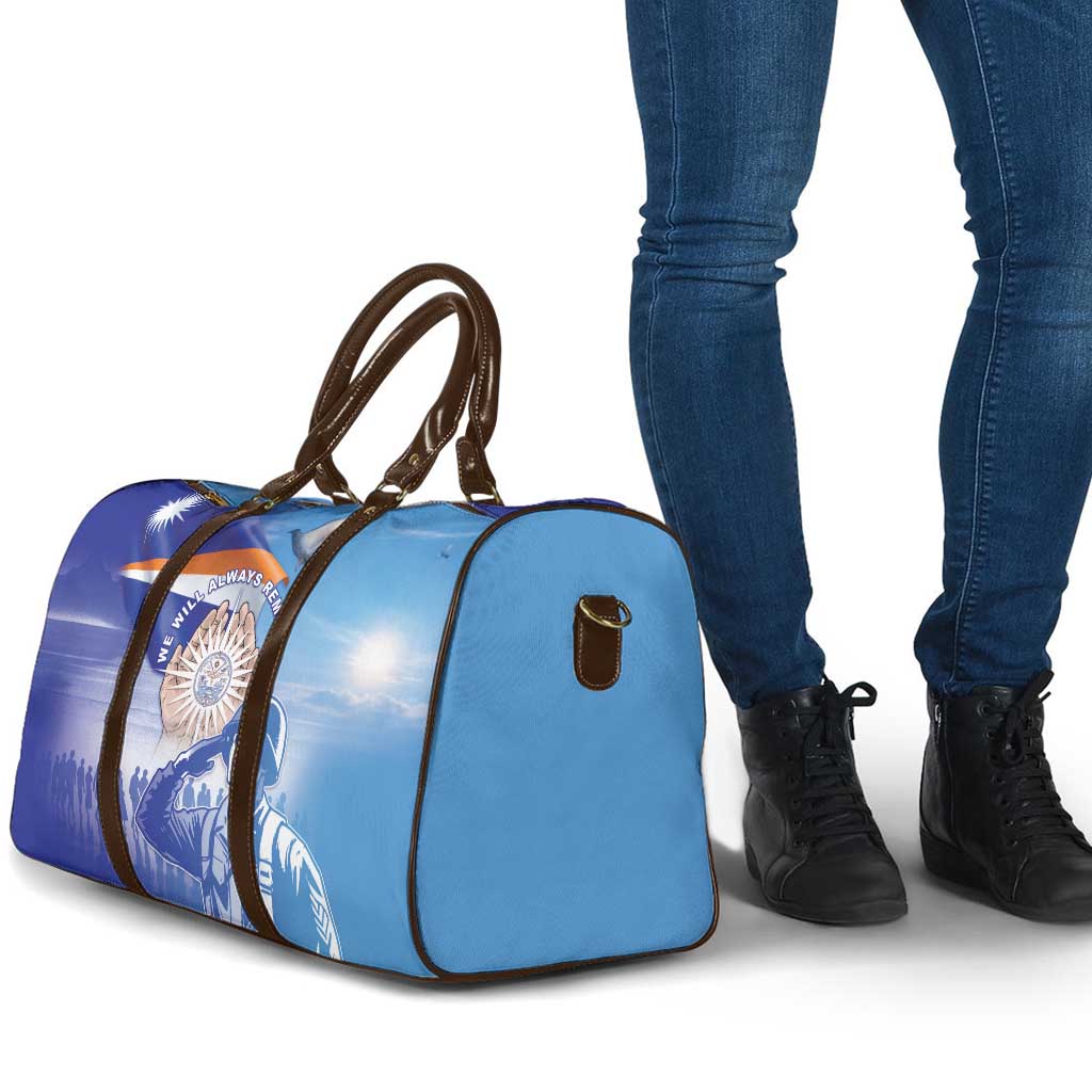 Marshall Islands Remembrance Day Travel Bag We Will Always Remember
