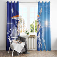 Marshall Islands Remembrance Day Window Curtain We Will Always Remember