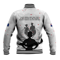 New Zealand ANZAC Day Baseball Jacket For The Nurse Lest We Forget LT05 - Polynesian Pride