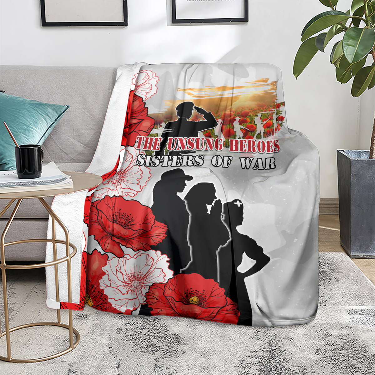 New Zealand ANZAC Day Blanket The Unsung Heroes Sisters of War LT05 - Polynesian Pride