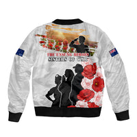 New Zealand ANZAC Day Bomber Jacket The Unsung Heroes Sisters of War LT05 - Polynesian Pride