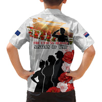 New Zealand ANZAC Day Kid Hawaiian Shirt The Unsung Heroes Sisters of War LT05 - Polynesian Pride