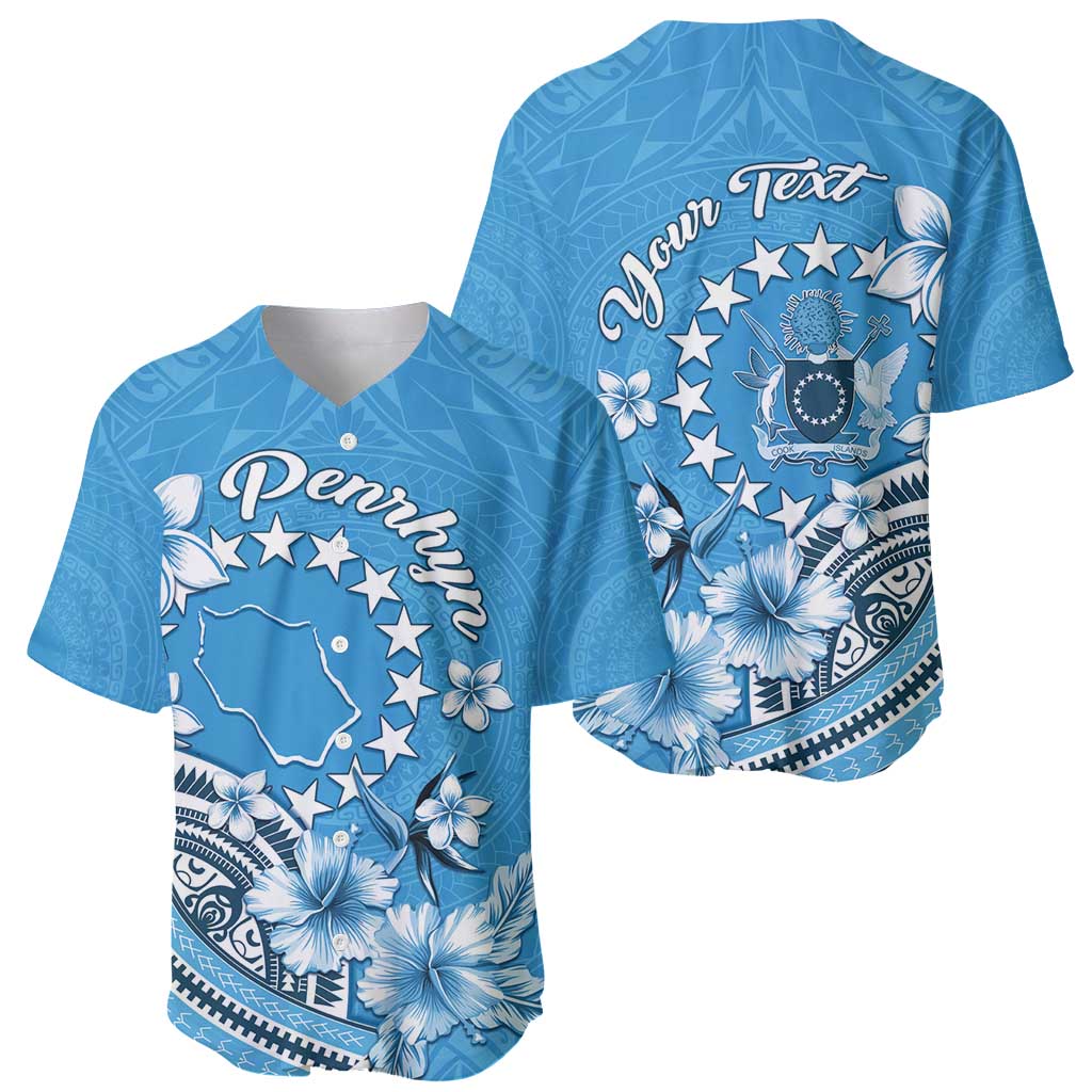 Personalised Penrhyn Gospel Day Baseball Jersey Cook Islands Tribal Pattern LT05 - Polynesian Pride