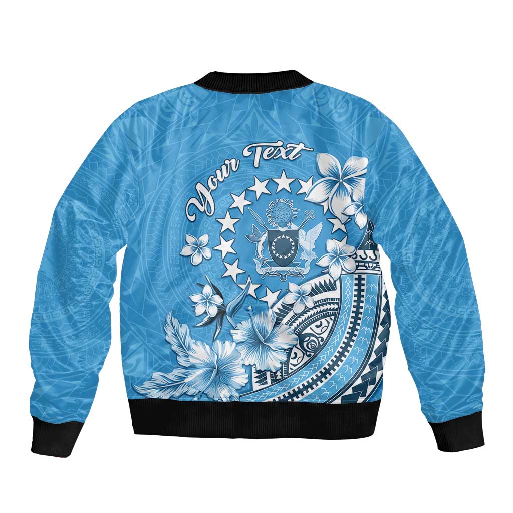 Personalised Penrhyn Gospel Day Bomber Jacket Cook Islands Tribal Pattern LT05 - Polynesian Pride