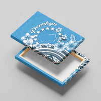 Penrhyn Gospel Day Canvas Wall Art Cook Islands Tribal Pattern